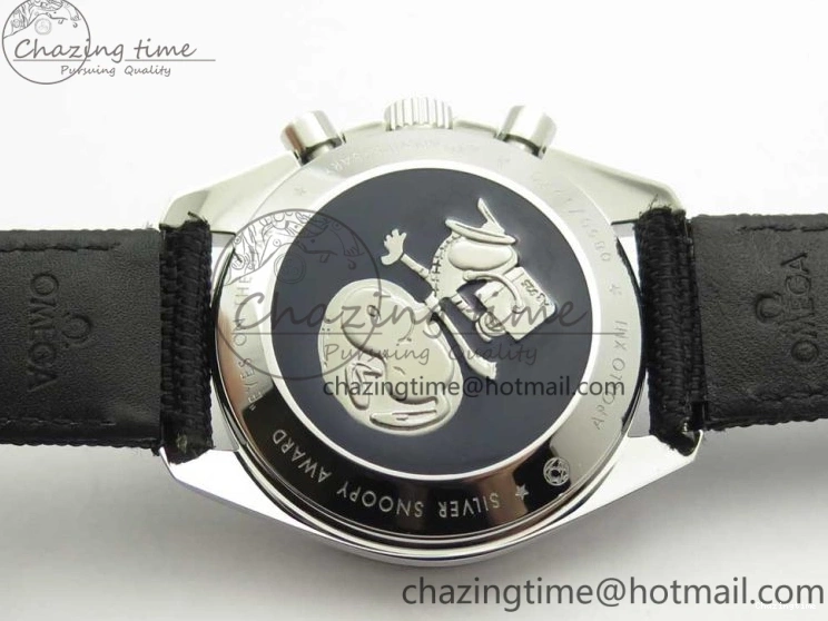 0723 Speedmaster SS Snoopy OMF Best Edition White Dial on Nylon Strap Manual Winding Chrono Movement WellDesigned 7990